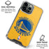 NBA Golden State Warriors Distressed iPhone 16 Pro Clear Case